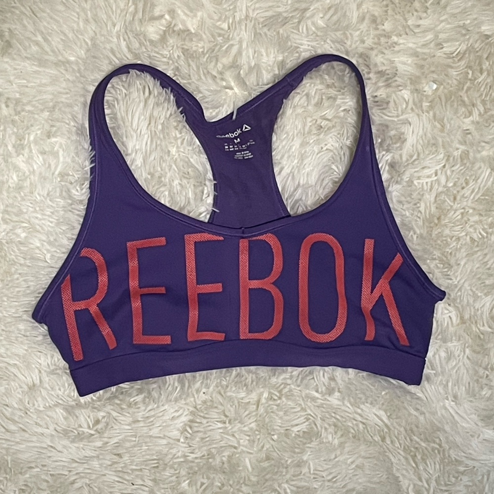 Reebok Purple and Orange Sports Bra